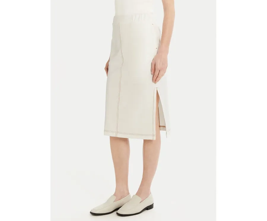 obrazek 1 Max Mara Leisure Spódnica midi Otto 2516771017 Biały Regular Fit