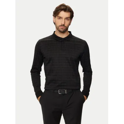Zdjęcie KARL LAGERFELD Polo 745009 544202 Czarny Regular Fit