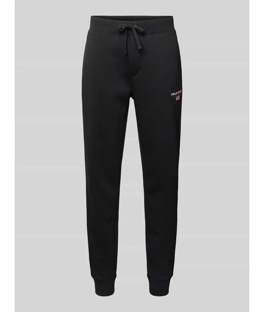 obrazek 1 Spodnie dresowe o kroju slim fit z wyhaftowanym logo