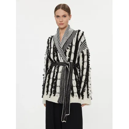 Zdjęcie TWINSET Kardigan 232TT3213 Écru Regular Fit