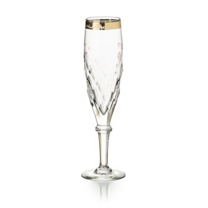Zdjęcie Ekskluzywny kieliszek do alkoholu z kolekcji Palazzo Gold o klasycznym kształcie i złotym ornamencie – Vista Alegre