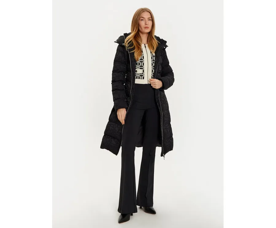 obrazek 1 Elisabetta Franchi Kurtka zimowa PI-71D-46E1-V700 Czarny Regular Fit