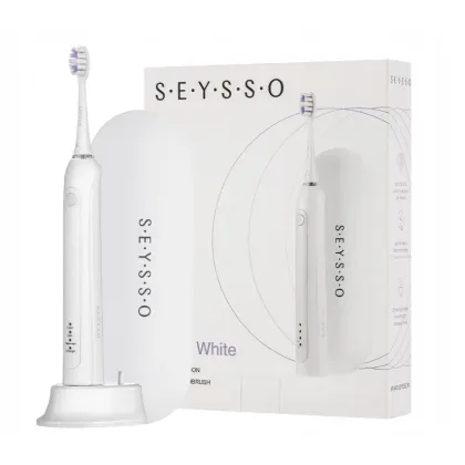 Zdjęcie SEYSSO Carbon SE White Basic SC.ST.005.WHT.2 - Szczoteczka soniczna z etui Seysso