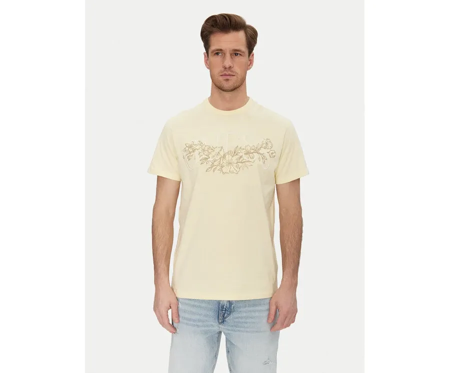 obrazek 1 Guess T-Shirt M5GI17 K8FQ4 Beżowy Regular Fit