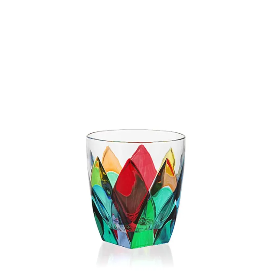 obrazek 1 Artystycznie malowany komplet 6 szklanek do degustacji wody (330ml)