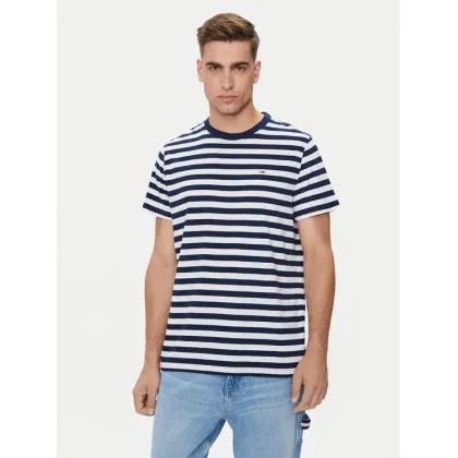 Zdjęcie Tommy Jeans T-Shirt Entry DM0DM20420 Granatowy Slim Fit