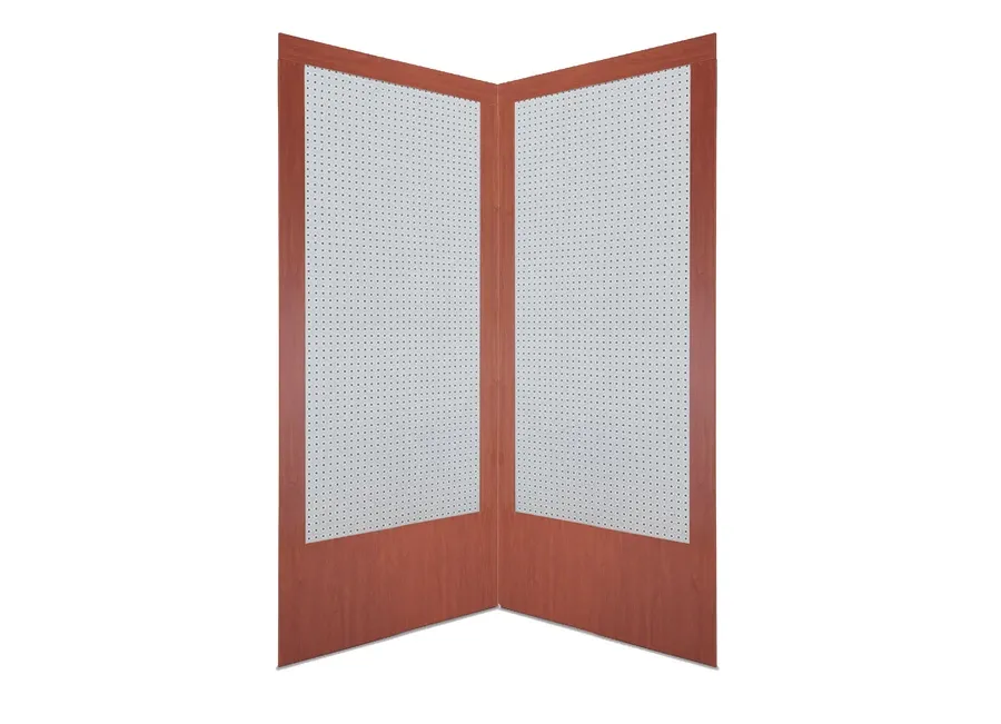 obrazek 1 Narożny panel z blachy perforowanej do sklepu lub butiku