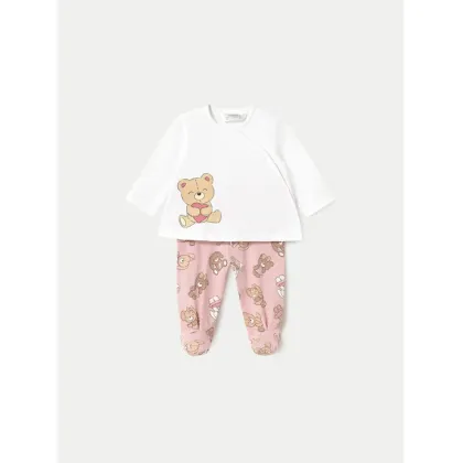 Zdjęcie Mayoral Komplet bluzka i półśpiochy 1588 Różowy Regular Fit