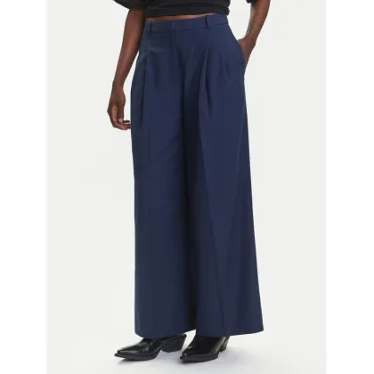 Zdjęcie HUGO Spodnie materiałowe Harenau 50542606 Granatowy Relaxed Fit