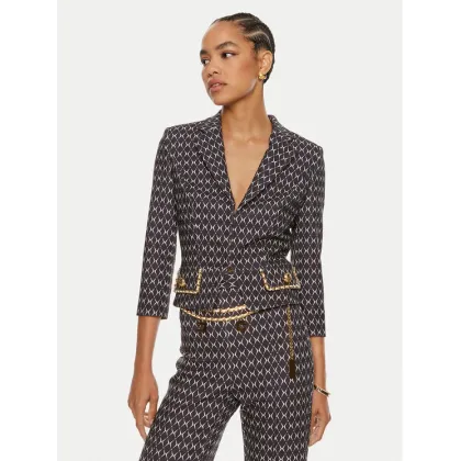 Zdjęcie Elisabetta Franchi Marynarka GI-S85-46E2 Czarny Regular Fit