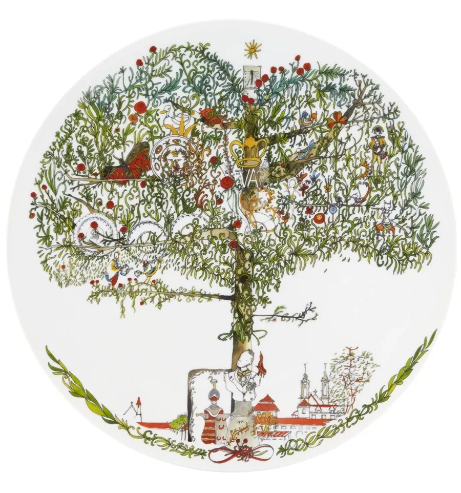 obrazek 1 Porcelanowy talerz pięknie malowany - Vista Alegre