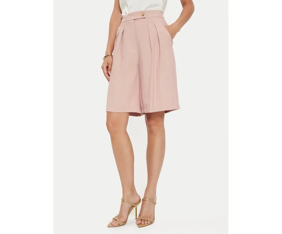 obrazek 1 ViCOLO Szorty materiałowe TB2443 Różowy Regular Fit