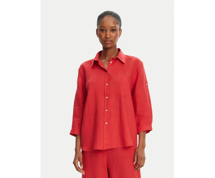obrazek 1 Marella Koszula Boboli1 2515111232 Czerwony Regular Fit