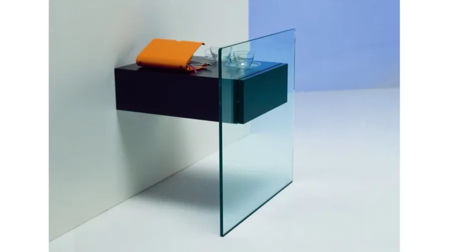 obrazek 2 Nowoczesny szklany stolik ścienny - Tonelli Design