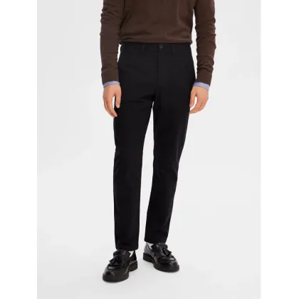 Zdjęcie Selected Homme Chinosy 16090139 Czarny Slim Fit
