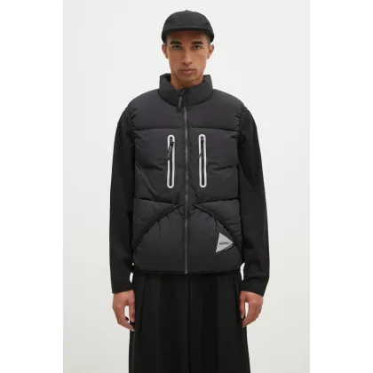 Zdjęcie Gramicci bezrękawnik puchowy Patchwork Wind Tee męski kolor czarny zimowy GUJ4.F3001.M