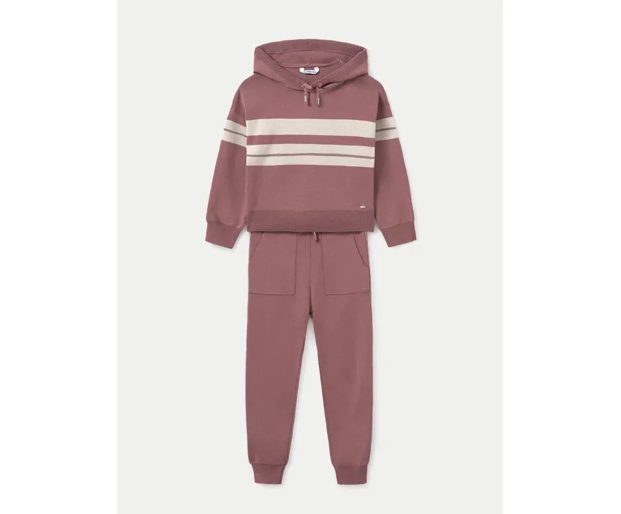 obrazek 1 Mayoral Dres 7555 Fioletowy Regular Fit