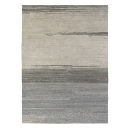 Picture Unconventional beige and gray modern carpet - YETI SKY 51104