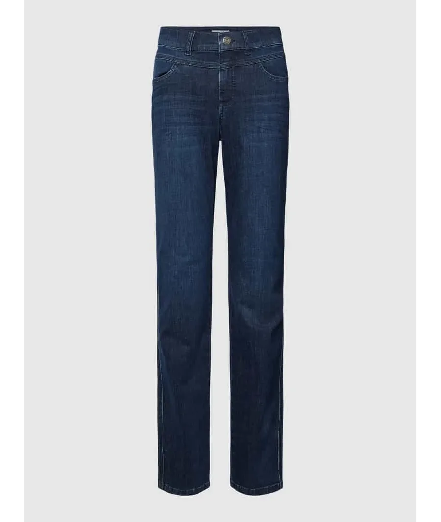 obrazek 1 Jeansy o kroju skinny fit z wpuszczanymi kieszeniami model ‘CICI’