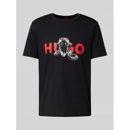 Zdjęcie HUGO T-Shirt Deyladec 50530607 Czarny Regular Fit