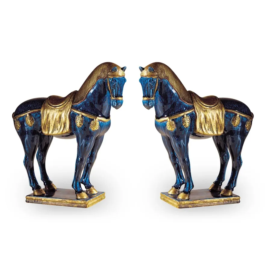 obrazek 3 Włoski ceramiczny koń H.40xL.37xP.10 cm
