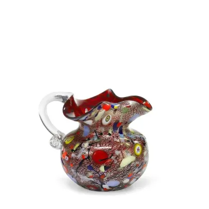 Zdjęcie Designerski włoski dzbanek ze szkła murano