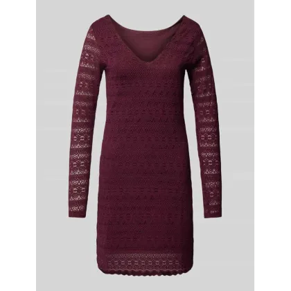 Zdjęcie Vero Moda Sukienka koktajlowa Zoe 10315445 Bordowy Slim Fit