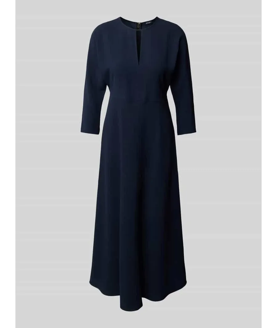 obrazek 1 Sukienka midi z wycięciem w kształcie łezki