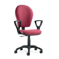 Picture Londra swivel chair upholstered in fabric