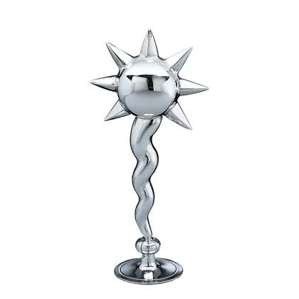 Picture A unique silver vase in the shape of a sun – Pampaloni