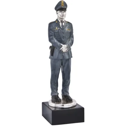 Zdjęcie Statuetka policjanta z bronią