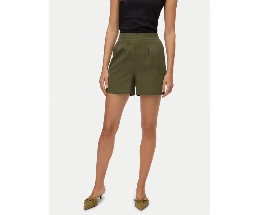 obrazek 1 Vero Moda Szorty materiałowe Jesmilo 10279694 Zielony Regular Fit