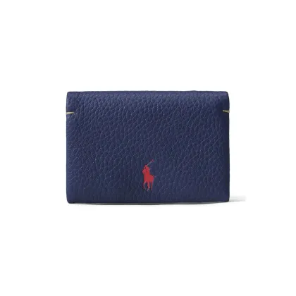 Zdjęcie Polo Ralph Lauren portfel skórzany damski kolor granatowy 427949873