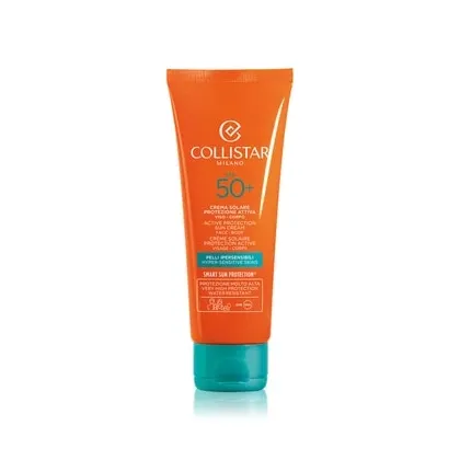 Zdjęcie Collistar Sun Active Protection Sun Cream Face-Body Spf 50+ Emulsja do opalania 100 ml