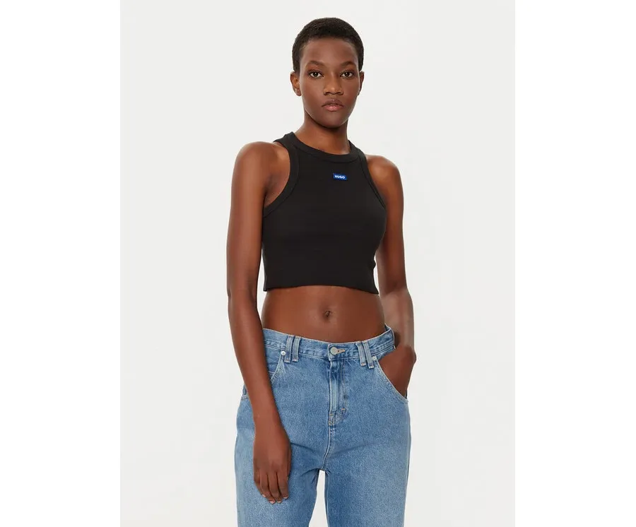 obrazek 1 HUGO Top Baby 50511450 Czarny Slim Fit