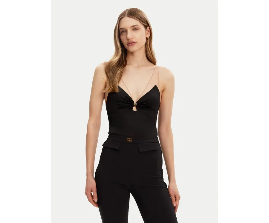 obrazek 1 Elisabetta Franchi Body BO-030-51E2-V260 Czarny
