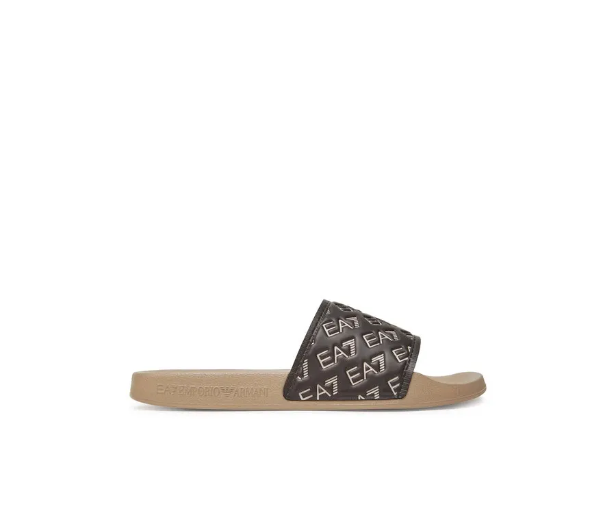 obrazek 1 EA7 Emporio Armani Klapki 7X000109 AF15125 M6088 Brązowy