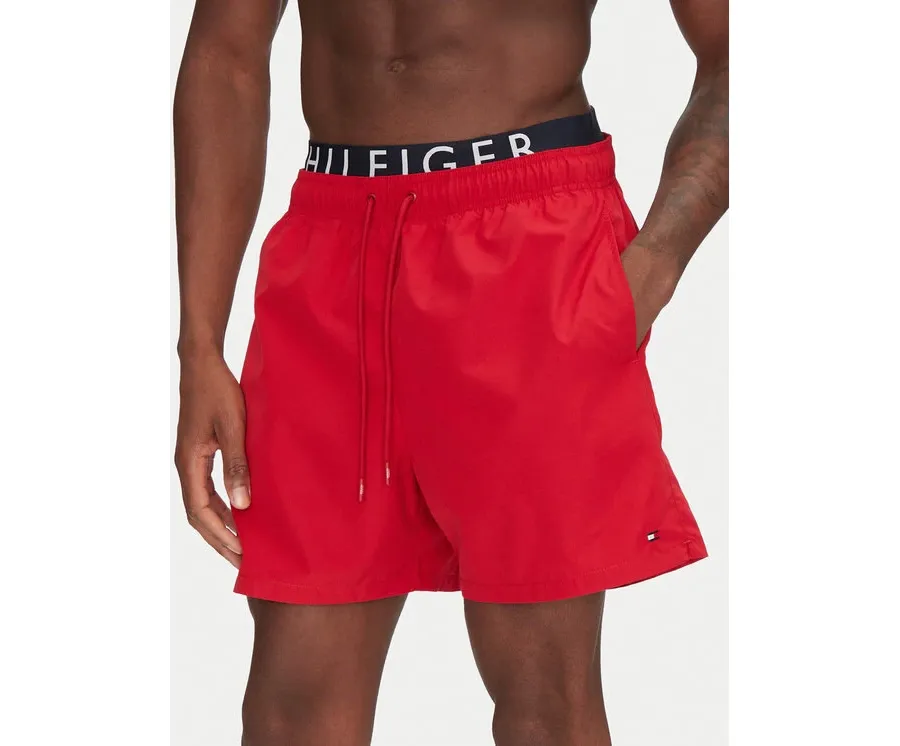 obrazek 1 Tommy Hilfiger Szorty kąpielowe UM0UM03489 Czerwony Regular Fit