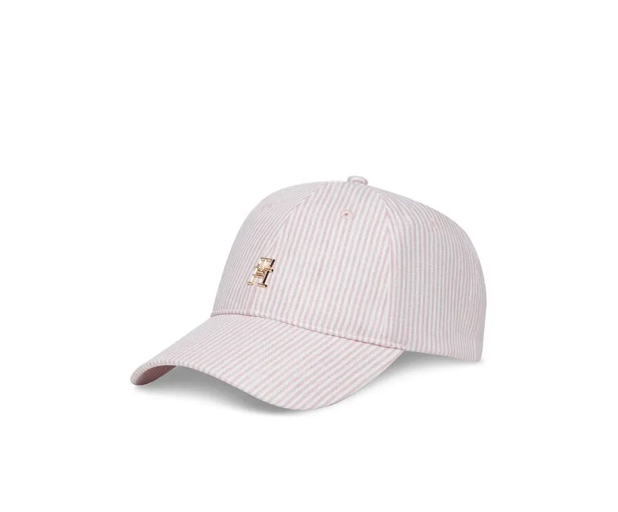 obrazek 1 Tommy Hilfiger Czapka z daszkiem Premiu Beach AW0AW17141 Różowy