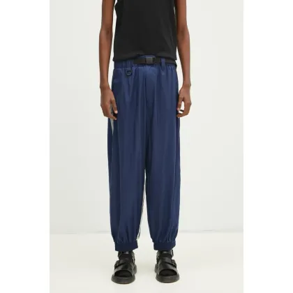 Zdjęcie Y-3 spodnie dresowe 3-Stripes Nylon Shell Pant męskie kolor granatowy gładkie JM7789