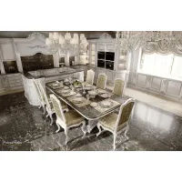 Zdjęcie Biała ekskluzywna kuchnia z drewna - Modenese