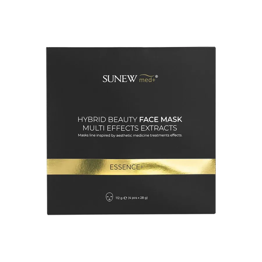obrazek 1 Sunew Med Essence+ Maska do twarzy z peptydami i śluzem ślimaka 4szt