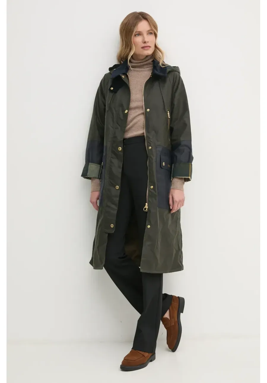 obrazek 1 Barbour kurtka damska kolor zielony przejściowa LWX1449OL99