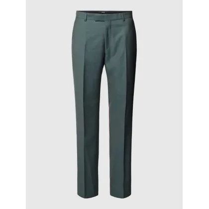 Zdjęcie Spodnie do garnituru o kroju slim fit z żywej wełny w kant model ‘Blayr’