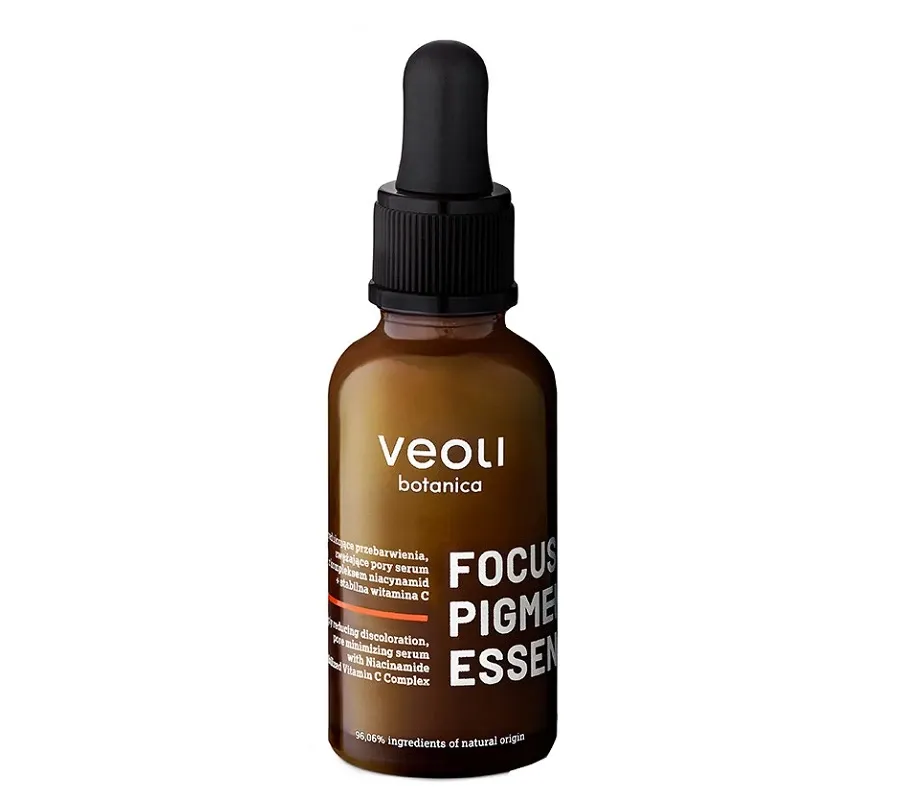 obrazek 1 Veoli Botanica Focus Pigmentation Essence serum Redukujące Przebarwienia i Zwężające Pory 30 ml