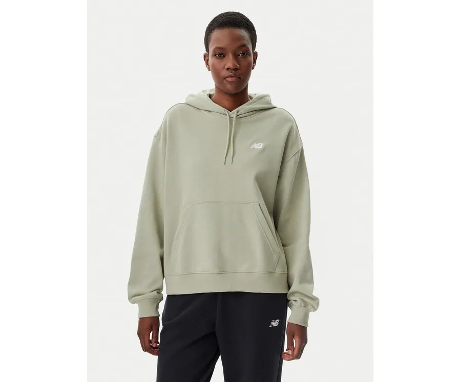 obrazek 1 New Balance Bluza WT41507 Zielony Relaxed Fit