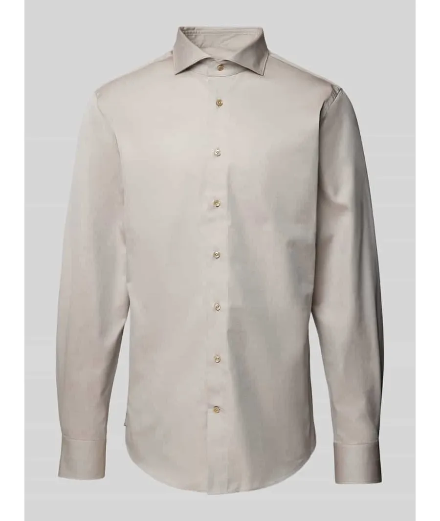 obrazek 1 Koszula biznesowa o kroju slim fit z kołnierzykiem typu cutaway