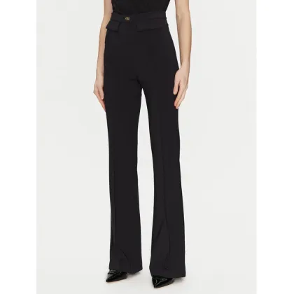 Zdjęcie Elisabetta Franchi Spodnie materiałowe PA-078-51E2-V300 Czarny Regular Fit