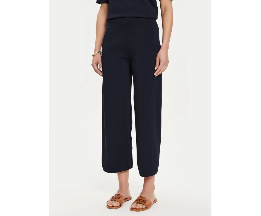 obrazek 1 Max Mara Leisure Spodnie materiałowe Grembo 24263360 Granatowy Relaxed Fit