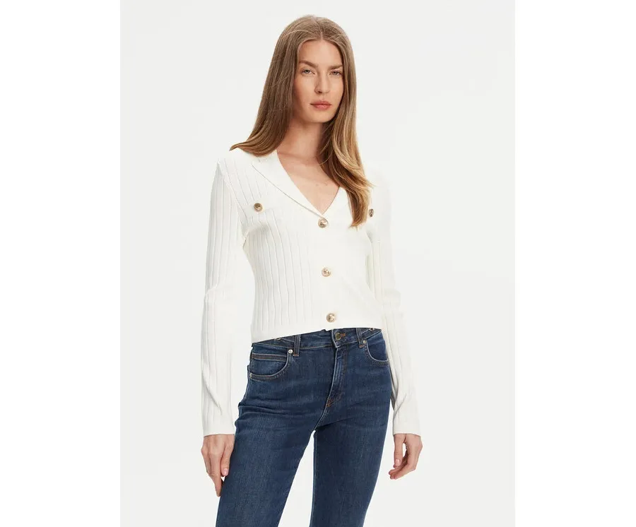 obrazek 1 Guess Kardigan W5YR11 Z0130 Biały Regular Fit